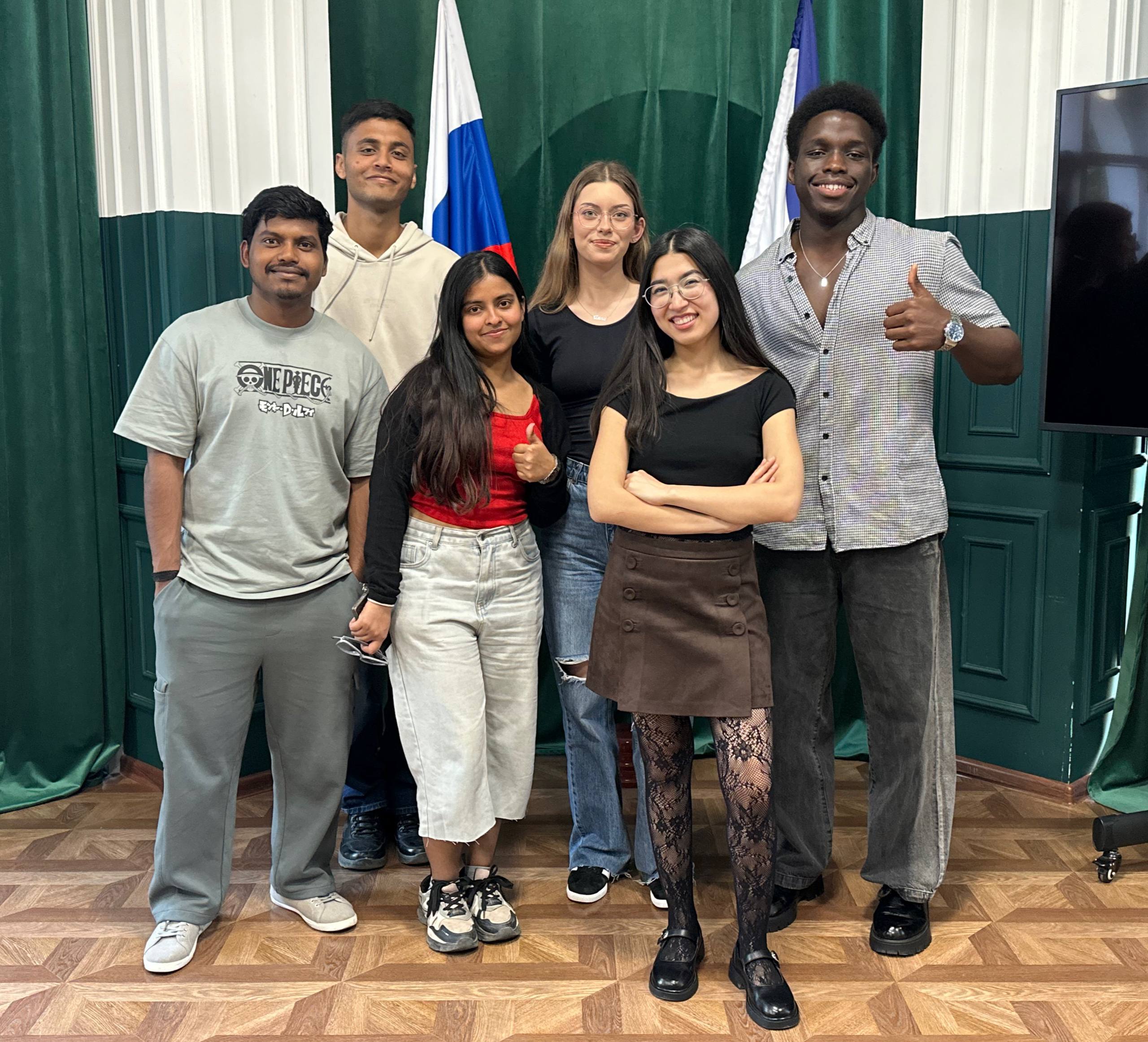 Members of International Friends Club together